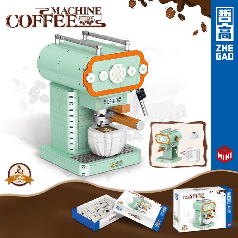 Vintage Style High-Quality Retro High-Quality Coffee High-Quality Machine High-Quality Grinder High-Quality Building High-Quality Blocks