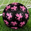 1pc Pink Geometric Unicorn Size 5 Soccer Ball Professional Match Training Football Indoor &Outdoor Sports Ball Lightweight Durable C6594