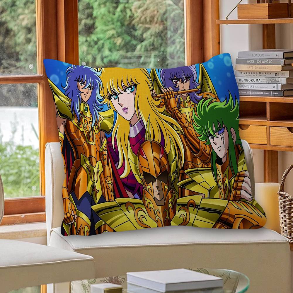 Retro Anime Saint Seiya Cushion Cover Decorative Pillow Sofa Home Decor case pillow cases
