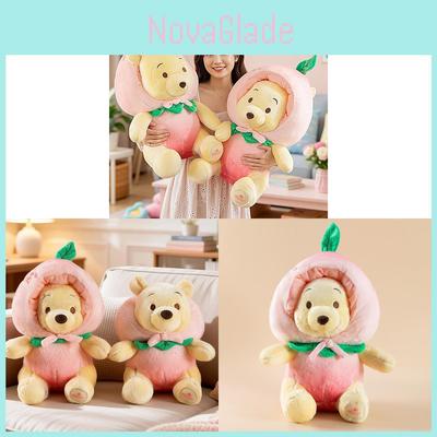 Peluche Pooh Oso Melocotón de Agua Juguete de Peluche Animal de Dibujos Animados Regalo Para Niños y Niñas