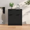 811089 vidaXL Buffet Black 60x30x70 Cm Engineered Wood