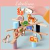 Wooden Animal Puzzle Toy For Kids Educational Learning Balance Stacking Game