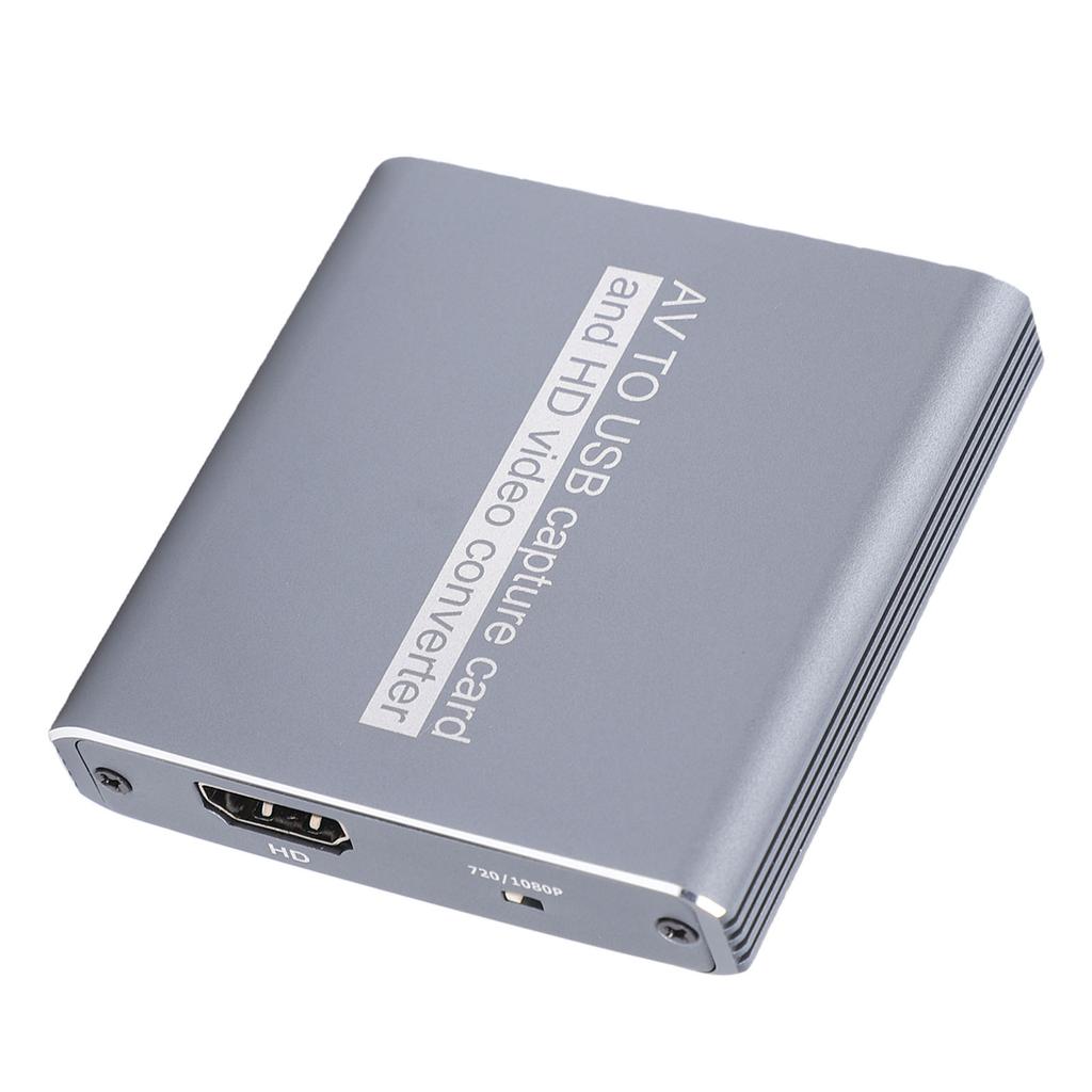 AV to Digital Converter HD Multimedia Adapter USB Video Capture Card Support for Hi8 Save Old Videos to Laptop and