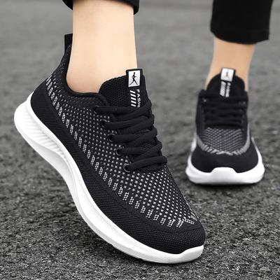 Shoes Women's Summer Versatile Casual Single Shoes Hollow Breathable Women's Shoes Running Shoes Soft-soled Sports Shoes