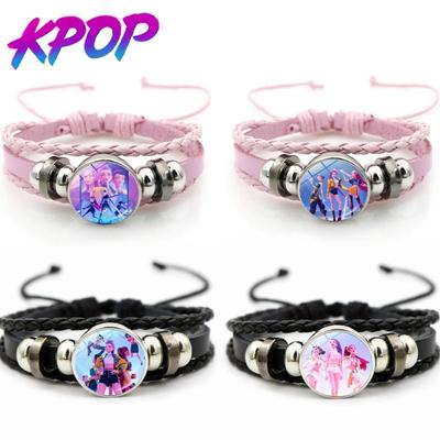 Anime Kpop D-H-Huntr Náramok Ručne Tkaná Šnúra Reťaz Prívesok Cosplay Šperky Doplnky Rumi Saja Suvenír Darček pre Deti pre Priateľov