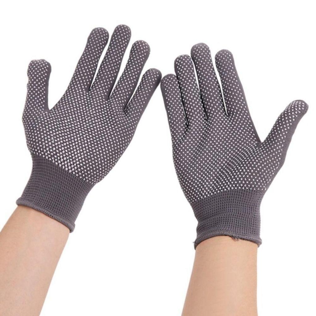 5 par sikkerhetsarbeidshansker, nylon, sykkelhansker, universelle, arbeid, vernehansker, bygningsarbeiderhansker, unisex