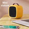 500W Mini Portable Heaters Desktop Mutes Fast Heating Warmer Fan PTC-Ceramic Warm Air Heaters for Indoor Office Winter