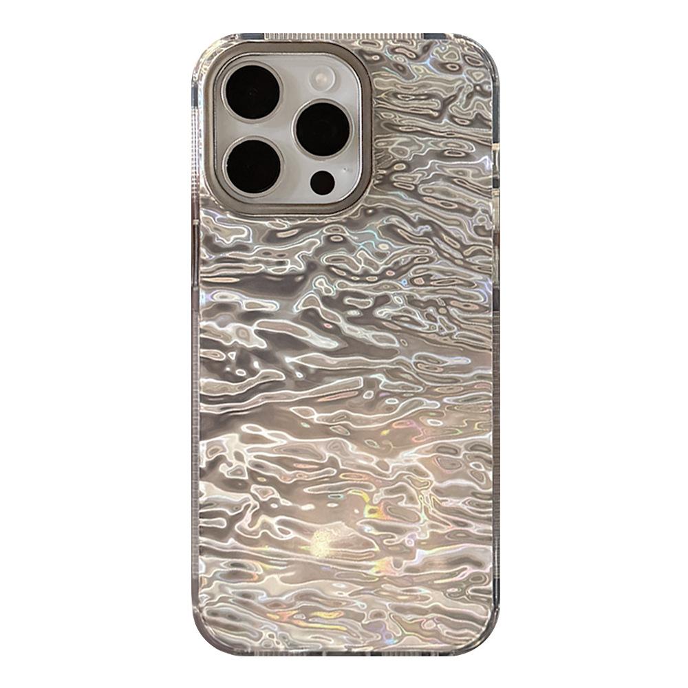 Wave IMD Suitable for Apple Phone Case 16pro Max High end Iphone15 Anti Fall 14 Laser Simple 13