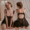 New Sex Underwear Sexy Hollow Lace Pajamas Pure Desire Mesh Perspective Open Passion Free 5019