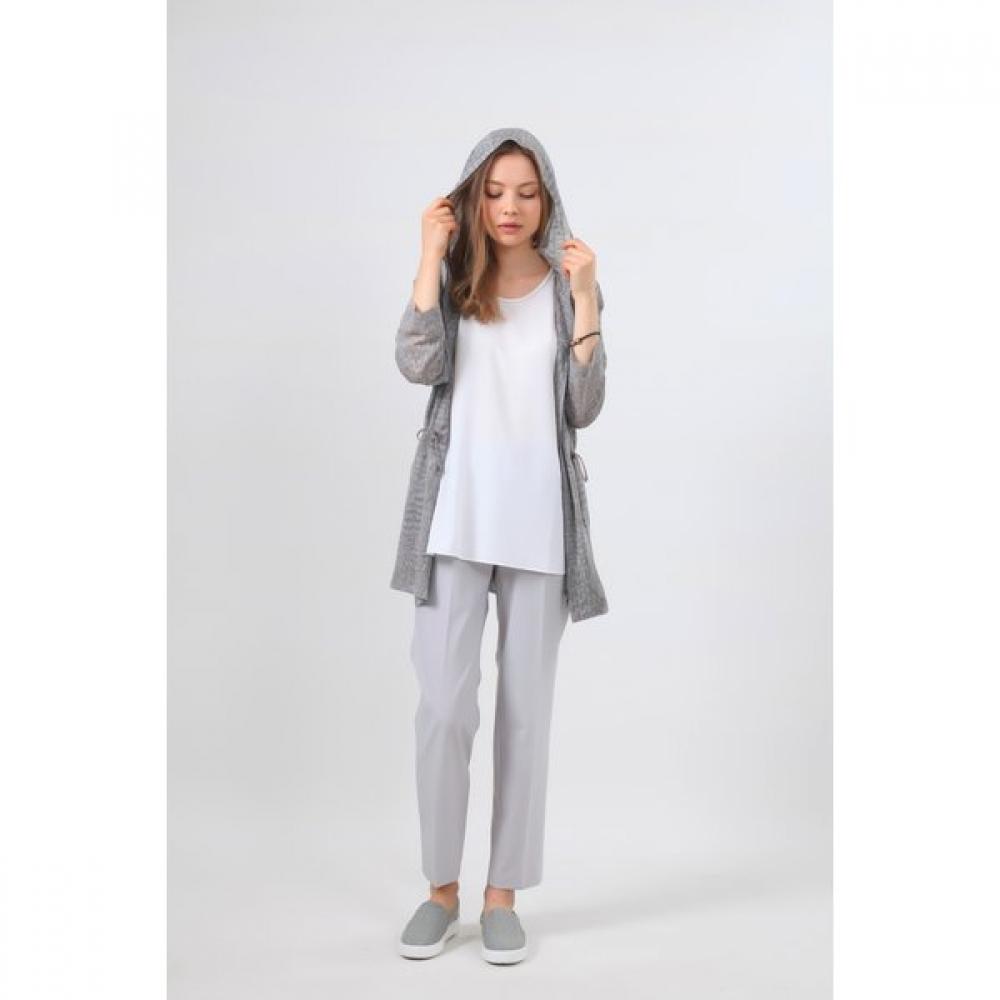 FURINA Italy Linen Blend Techno Jersey Hooded Zip Jacket