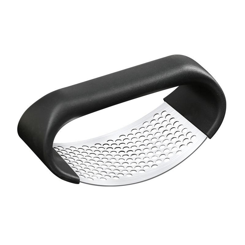 Пресс для чеснока из нержавеющей стали Кухонный измельчитель для чеснока и имбиря