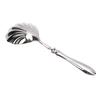 Shell Shape Spoon Stainless Steel Serving Spoon with Ergonomic Handle for Dessert Cake Ice Cream