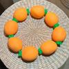Carrot Stress Toy Anti-Anxiety Carrot Squeeze Toy Slow Rising Stretchy Simulated Vegetable