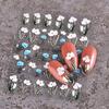 Yousheng Autocollant pour ongles en relief Fleur Décalcomanie DIY Nail Art Décoration Printemps Été Fleur Décoration d'ongles Autocollant Fournitures pour ongles