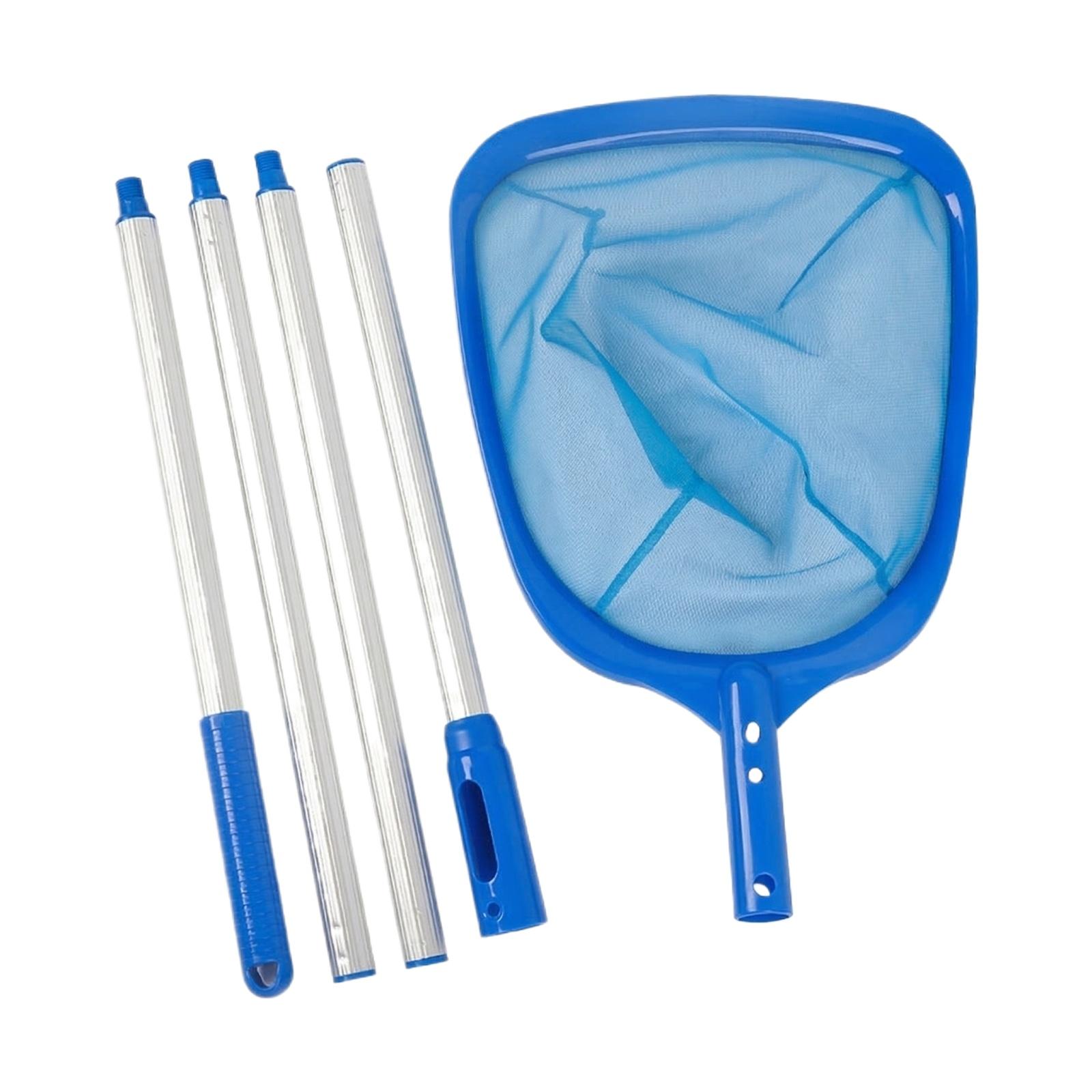 Swimming Pool Cleaning Accessories Telescopic Pole Net One Size белый