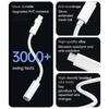 Type-C to 8 Pin + 3.5mm 2-in-1 Adapter Cable Audio Converter Nylon Braided Wire