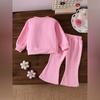 Kids Casual Long-Sleeve Set, Comfortable Daily Wear Outfits