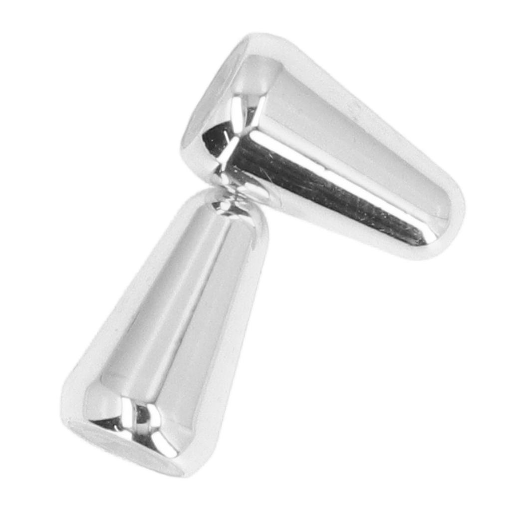 2PCS Guitar Pickup Switch Caps 3 Way 5 Way Toggle Switch Knob Tip Replacement for ST TL Style Electric Guitars Silver