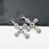 Retro French Cross Earrings: Light Luxury Fashion, European-American Style, Trendy Niche Personality