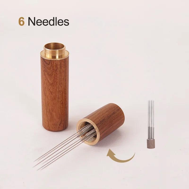 5/6/8 Needles Coffee Tamper Needles Espresso Powder Stirrer Distributor Leveler WDT Tools Stainless Steel Cafe Stirring Barista