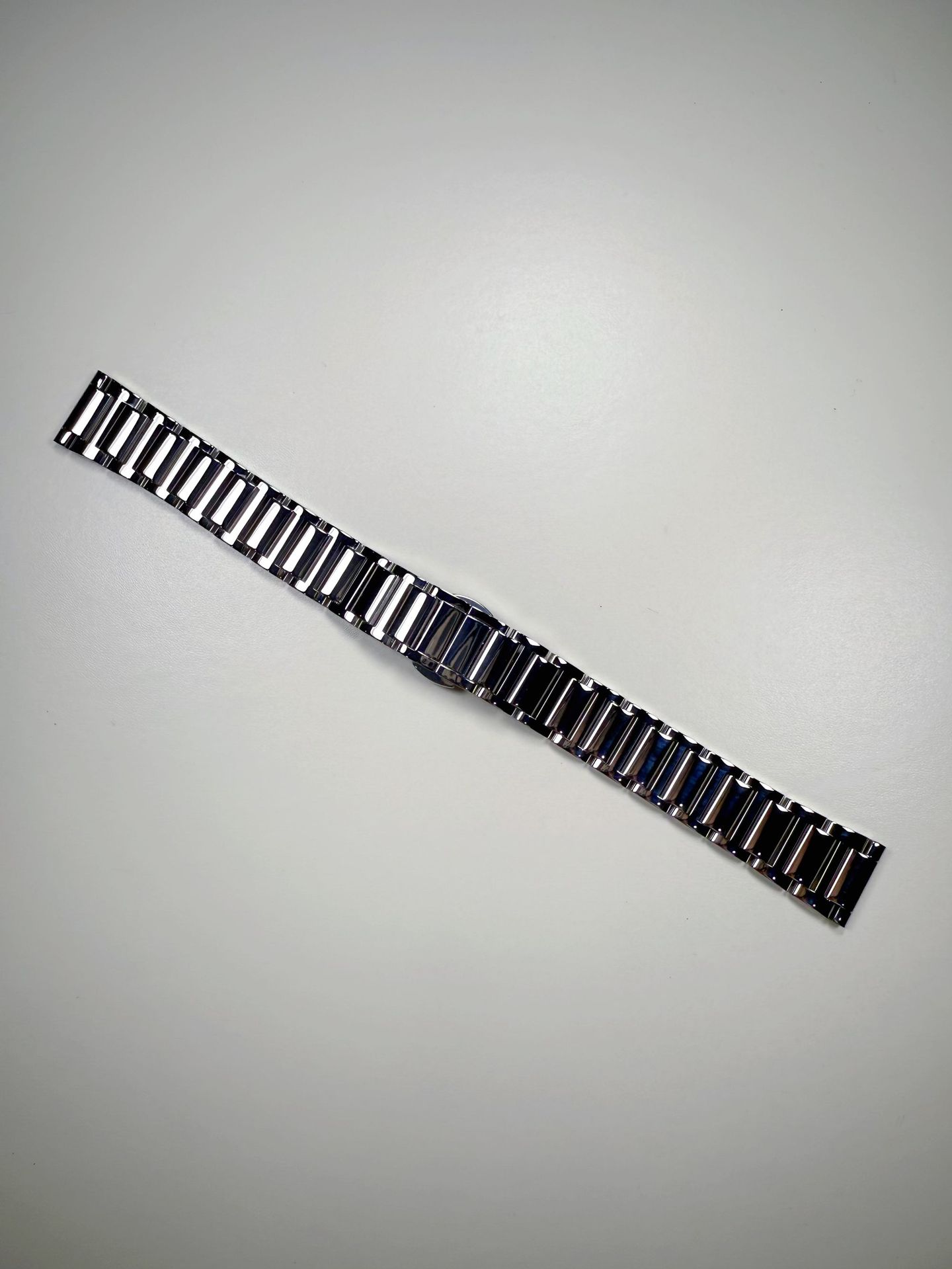 Новый I-образный ремешок для часов Нержавеющая сталь Унисекс Корпус часов с ремешком 14 мм 16 мм С бабочковой застежкой 16mm-14mm