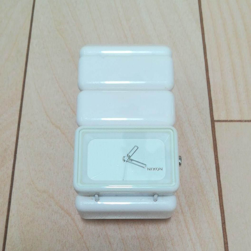 Used NIXON VEGA white watch ladies