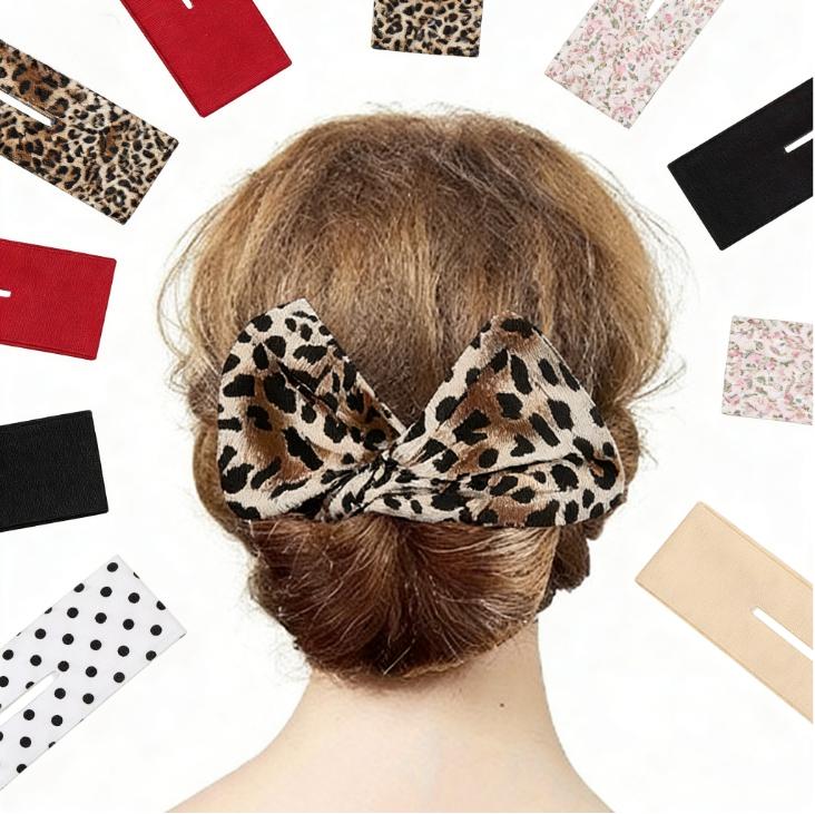 

6PCS Random Elegant Hair Curlers for Women - Versatile Bun & Crown Styling, Curl Enhancing, Unscented, for Thin & Thick Hair