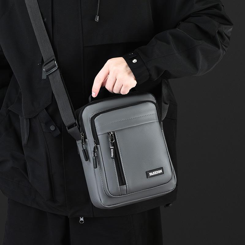 Geantă Messenger Oxford Ușoară pentru Bărbați - Geantă de Umăr Casual la Modă cu Design Elegant