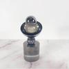 Geometric Glass Ball Decorative Ornaments, Abstract Art Semi-circular Crystal Column Sculptures, Living Room Decorative Crafts