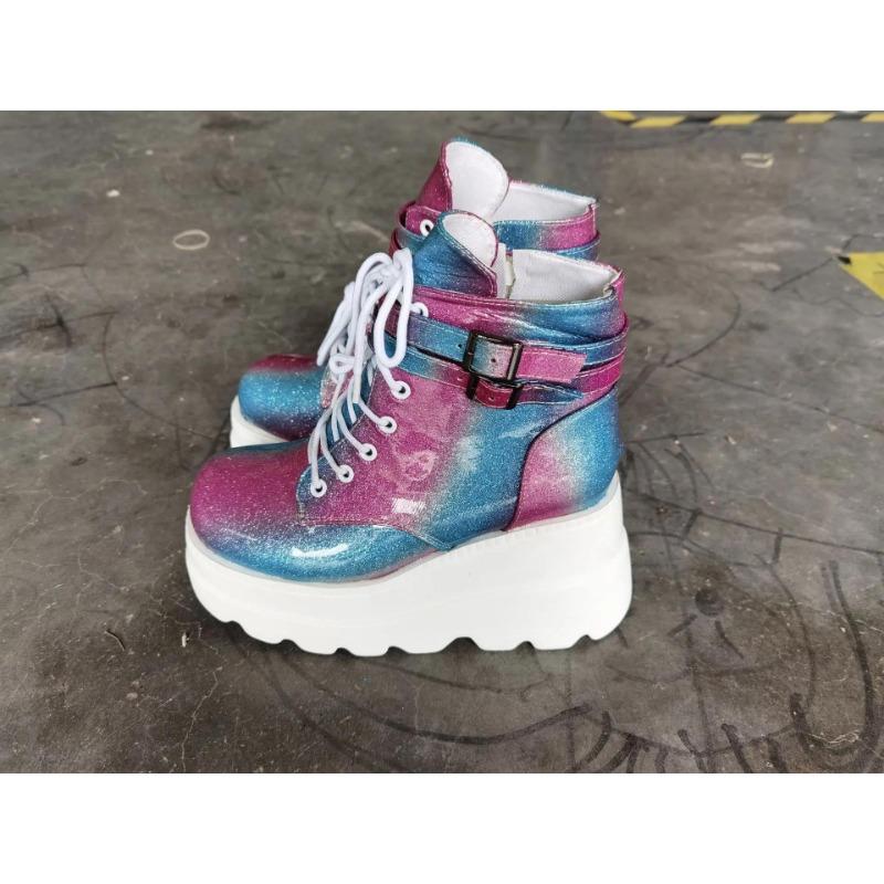 Дизайнерские кроссовки со стразами для женщин — фото 9