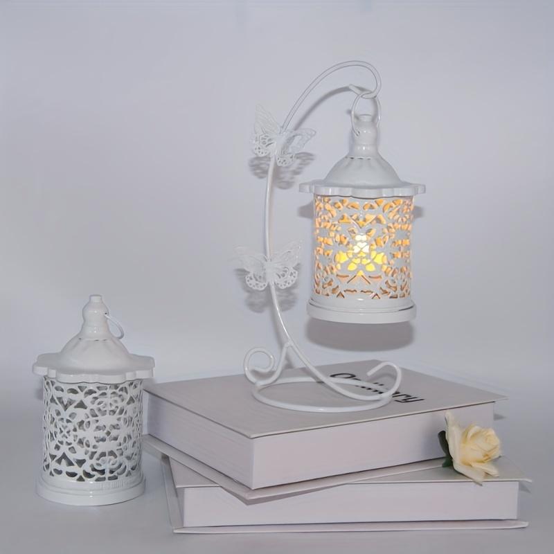 1pc European-Style Iron Hollow Butterfly Holder Decorative Crafts for Ramadan Eid Al-Fitr And Eid Al-Adha Christmas Decorations Halloween Decorations