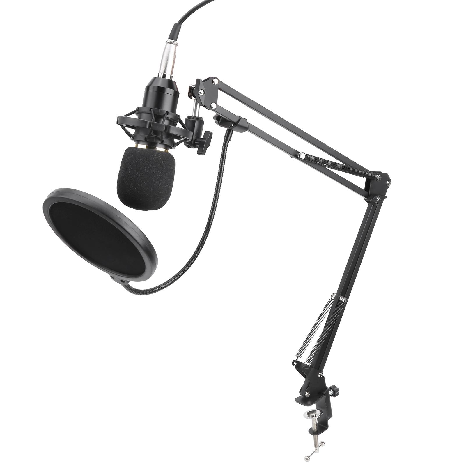 

Студийный комплект для записи конденсаторного микрофона BM800 с регулируемой подставкой для звуковой карты V8