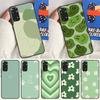 Green Aesthetic Case For Redmi Note 11 Pro Cover For Redmi Note 10 Pro 8 9 10S 11S 9A 9C K50 K40 Gaming