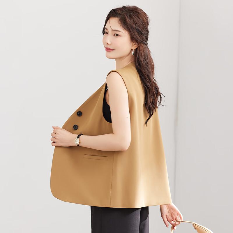 TERRE BLEUE Women's Stylish Commuter Suit Vest