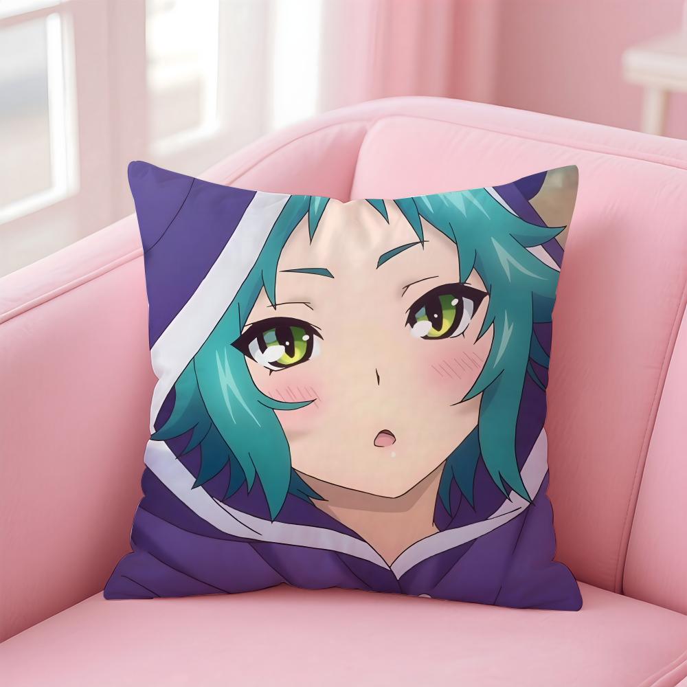 Yuuna And TheHaunted HotSpring Cushion Cover Comfortable Reversible Pillow Cover Ideal For Car Sofa Bedroom & Beyond