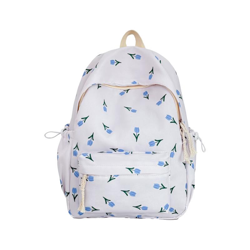 Harajuku Student Schoolbag Small Fresh Print Backpack Female High School College Student College Style Girl Backpack