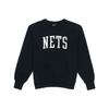 Brooklyn Nets Print Crew Neck Sweatshirt Men Sweatshirt Black DD2961-010