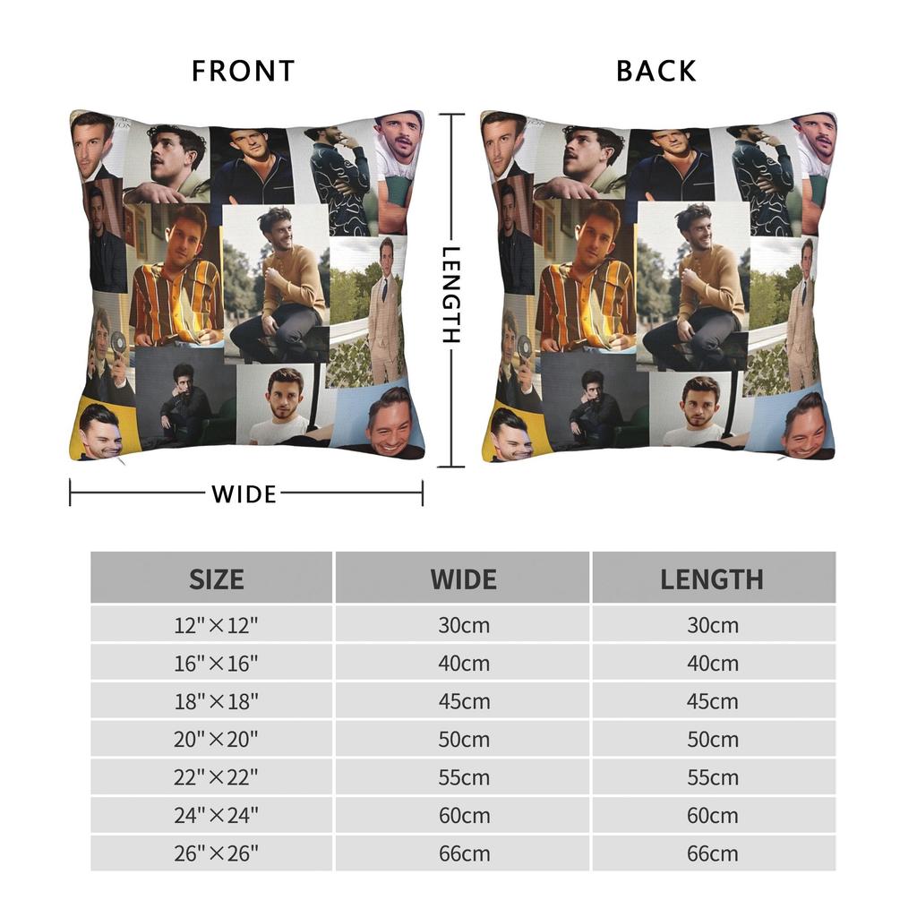 Jonathan Bailey Pillow Cover  Comfy Cushion Cover Vintage Pillow Case For Living Room Chair