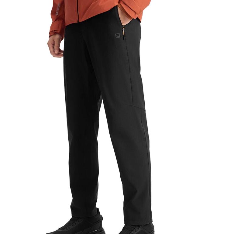 Men's Pants FILA x DUNHUANGBOWUGUANLIANMINGKUAN Explorer Casual Pants Men's Pitch Black