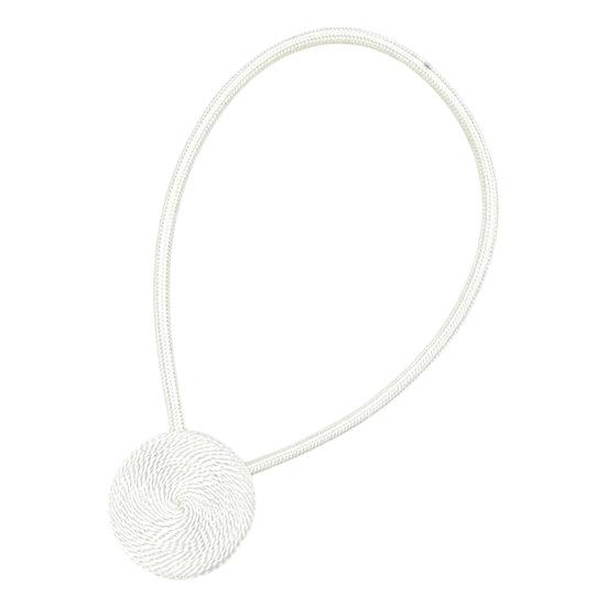 Magnetic Curtain Tiebacks, Modern Rope Curtain Tie Backs, Decorative Drapes Holdbacks for Home Indoor Bedroom Office B