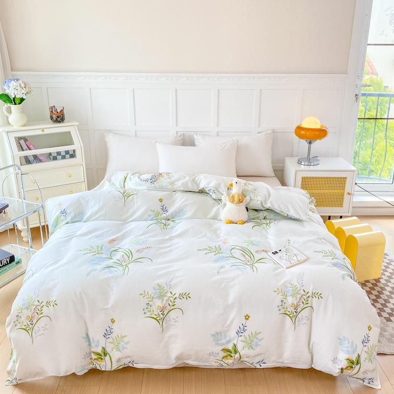 1pc 100% Pure Cotton Duvet Cover Queen/King Size Striped Quilt Cover for Double Bed housse de couette Single Bed Cover for Kids