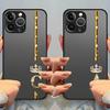 Diamond Crown Queen King Letter Funda Back Phone Cover Case for iPhone 17 Pro Max 11 14 Air 15 7 8 SE XS XR 13 Mini 12 16 Plus