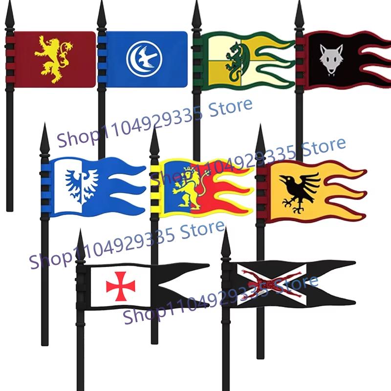 Medieval Castle Figure Building Blocks Crow Serpent Soldier Greek Roman Crusader Knights Templar Compatible Bricks Toys Gift Z03