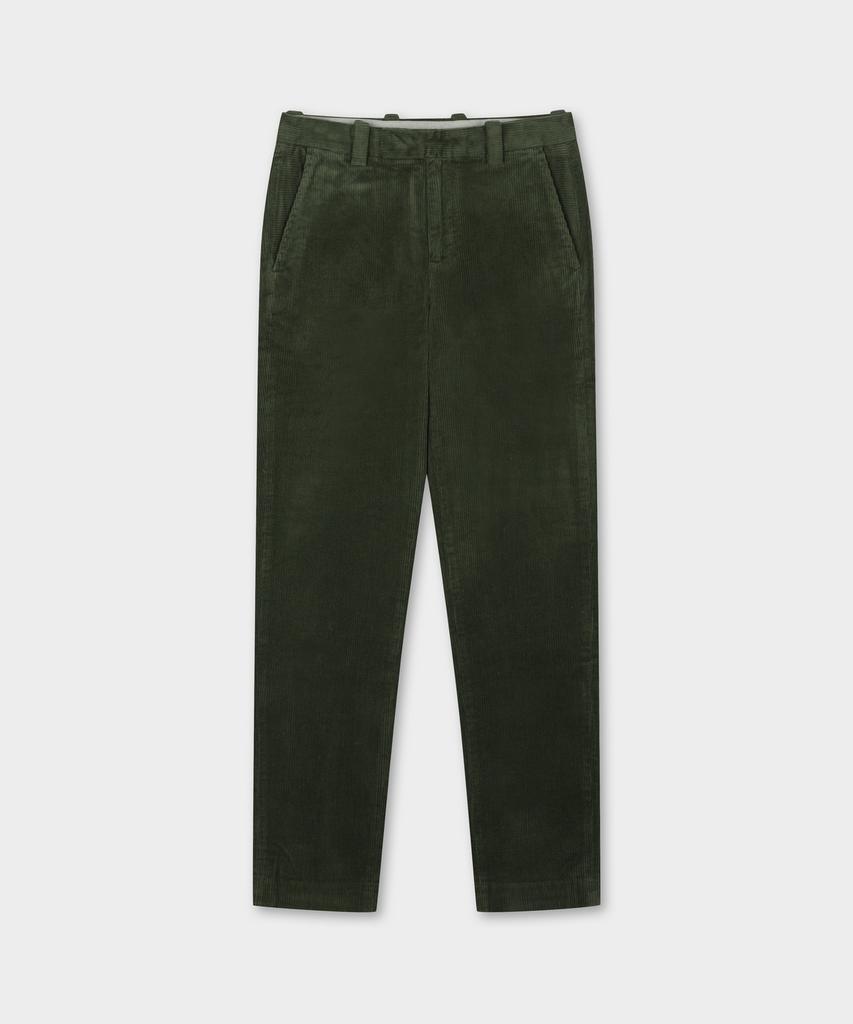 BROOKS BROTHERS Slim Fit 8W Corduroy Pants (Green) (Bbpcmnf402)