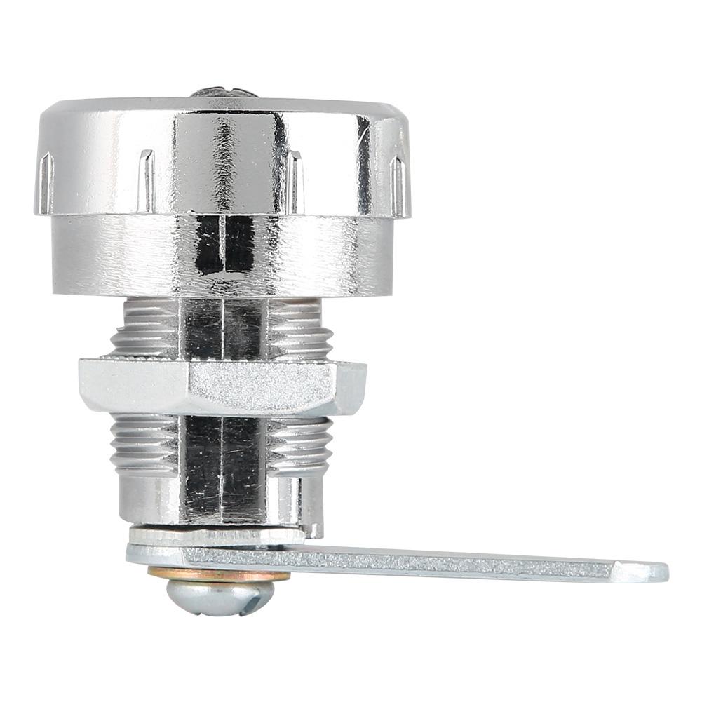 Mechanical Code 3-Digit Password Cabinet Lock Chrome 20mm/0.79in