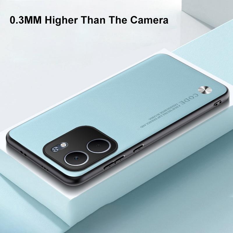Luxury PU Leather Case For OPPO A5X 4G Back Cover Matte TPU Silicone Shockproof Full Protection Phone Case For OPPO A5X 5G Coque
