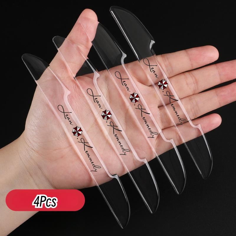 Autocollants transparents anti-collision pour portière de voiture, bande de protection pour rétroviseur, protection des bords latéraux