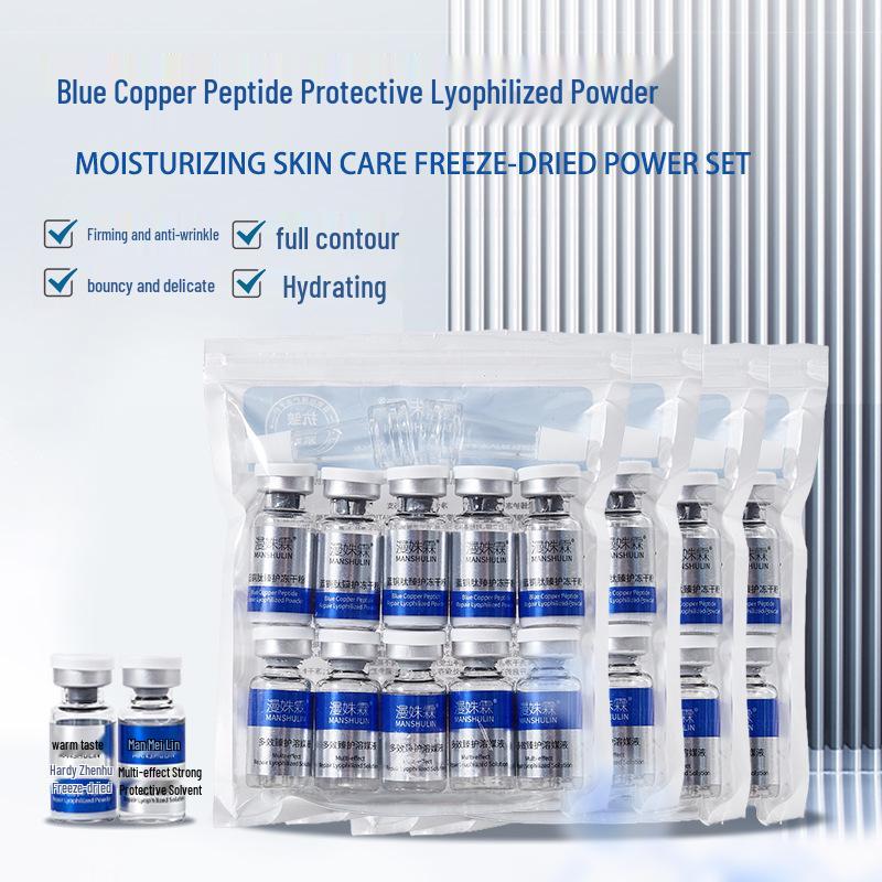 High Activity Blue Copper Peptide Freeze-Dried Powder for Rejuvenation and Acne Scar Care - Ideal for Beauty Salons