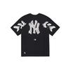 New MLB Drop Shoulder Sleeve T-Shirt Unisex Black 3ATSS2023-50BKS