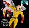 NEW In Stock Kaiyodo Revoltech Amazing Yamaguchi One Punch Man Saitama Anime Action Figures Ko Model Collection Toys Kids Gifts